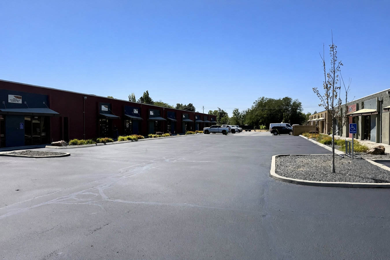 Concrete parking lot building in Danbury, CT