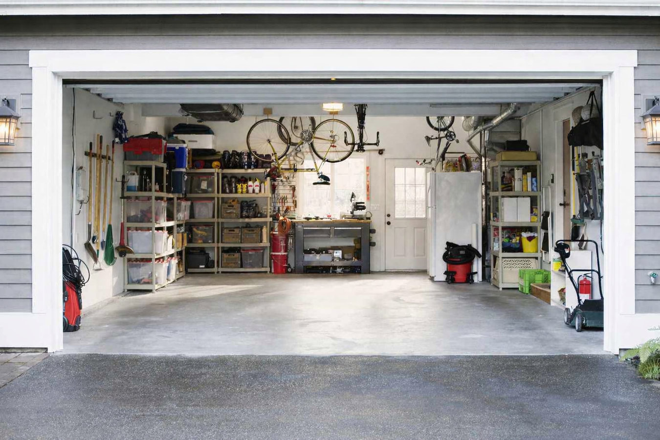 Garage floor concrete in Danbury, CT